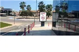 Mupis en el entorno de Molino Plaza, sobre la avenida de la Unión en San Javier
